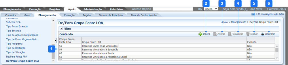 DePara Grupo Fonte LOA.png